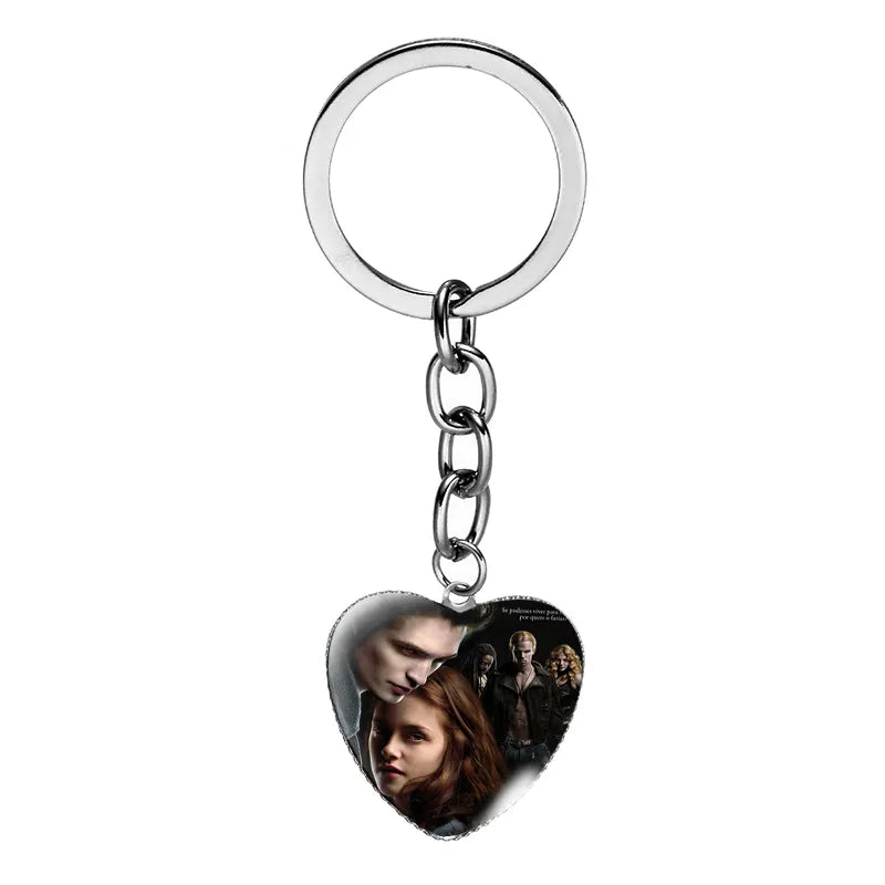 Twilight 'Romantic Edward & Bella' Keyring Metal Keychain