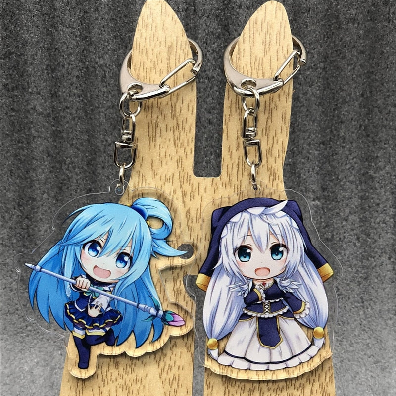 KonoSuba 'Aqua' Keyring Plastic Keychain