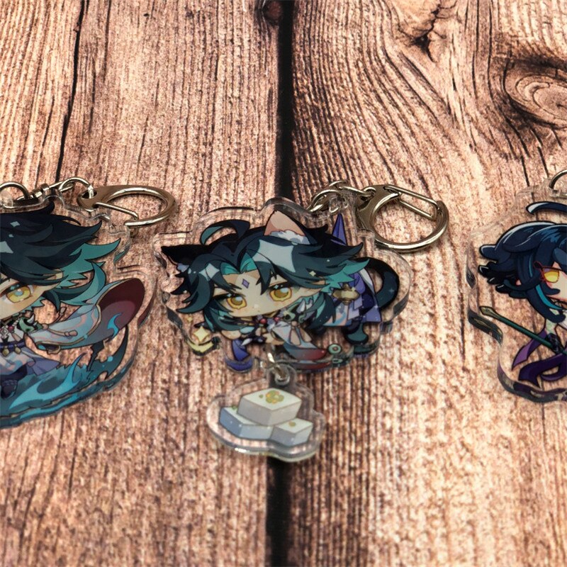 Genshin Impact 'Xiao| Chibi Ver. 2' Keyring Plastic Keychain