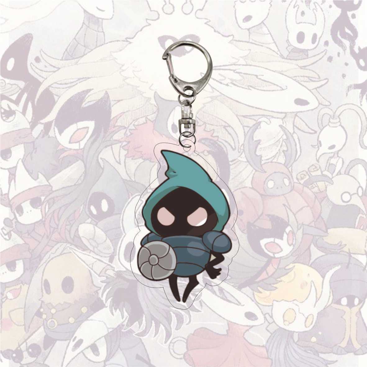 Hollow Knight 'Tiso' Keyring Resin Keychain