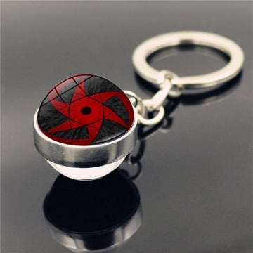Sharingan Eye 'Sasuke Uchiha' Keyring Metal Keychain