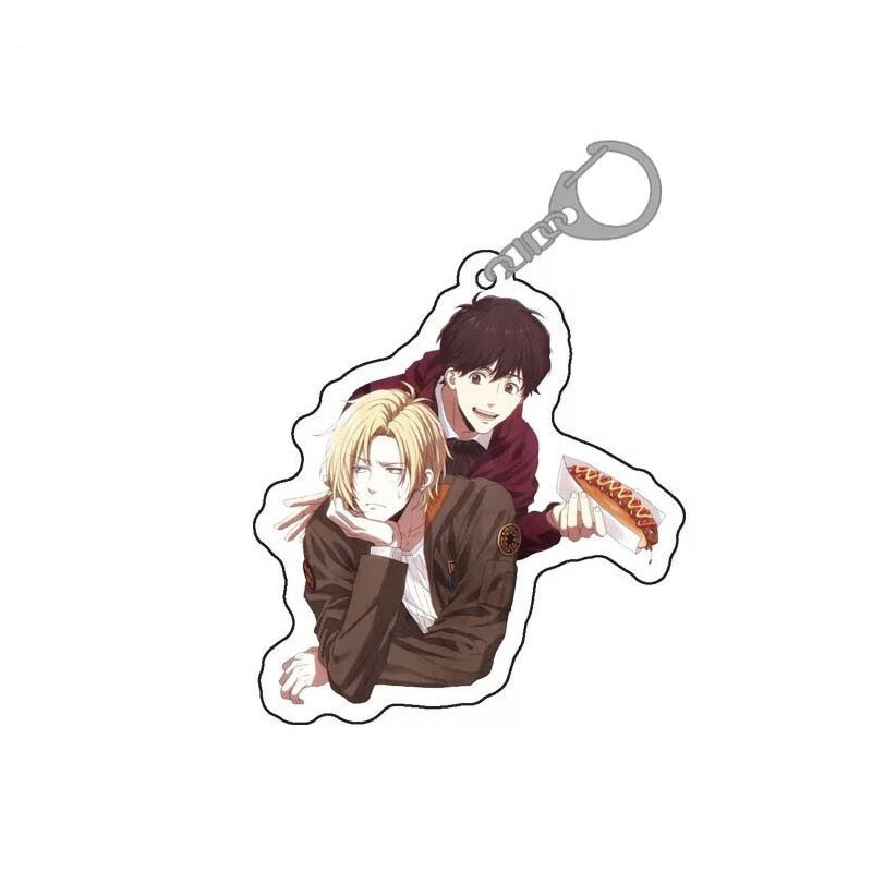 Banana FIsh 'Eating Ash & Eiji' Keyring Resin Keychain