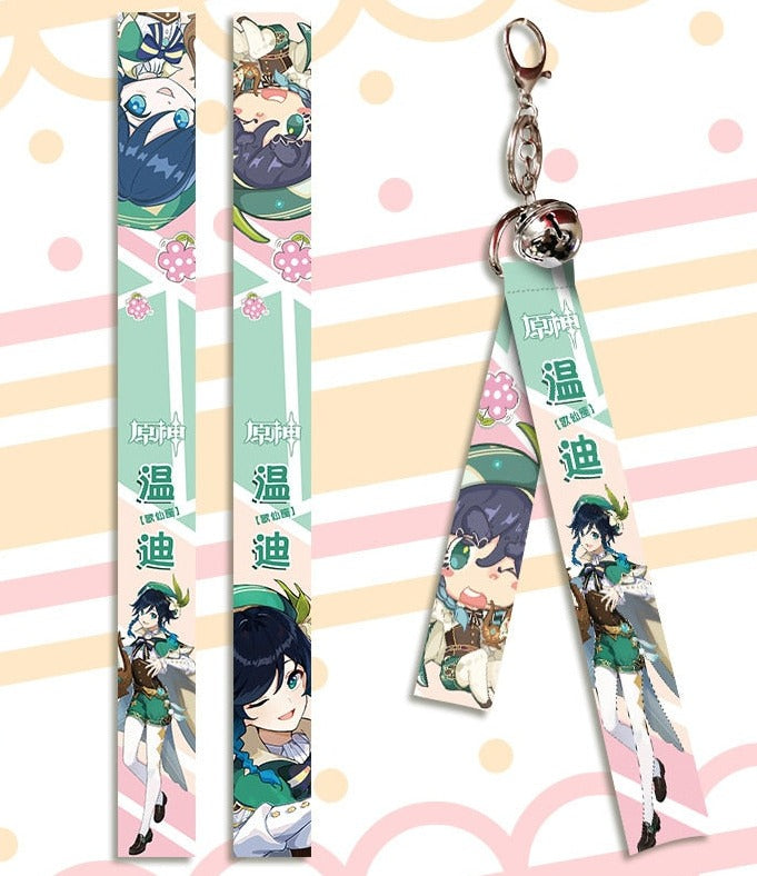 Genshin Impact 'Venti' Streamer Clip Keychain