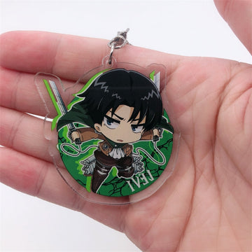 Attack on Titan 'Levi Ackerman' Keyring Plastic Keychain