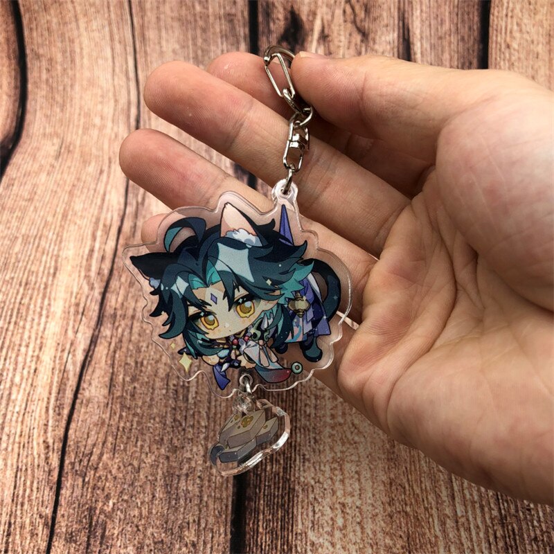 Genshin Impact 'Xiao| Chibi Ver. 2' Keyring Plastic Keychain