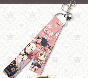 Genshin Impact 'Diona' Streamer Clip Keychain