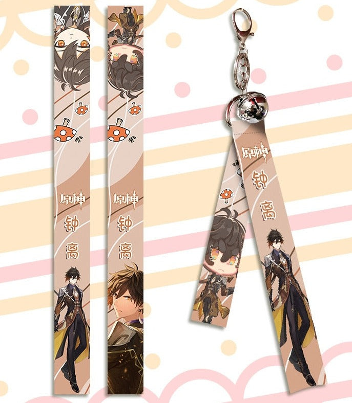 Genshin Impact 'Zhongli' Streamer Clip Keychain