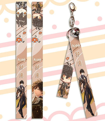 Genshin Impact 'Zhongli' Streamer Clip Keychain