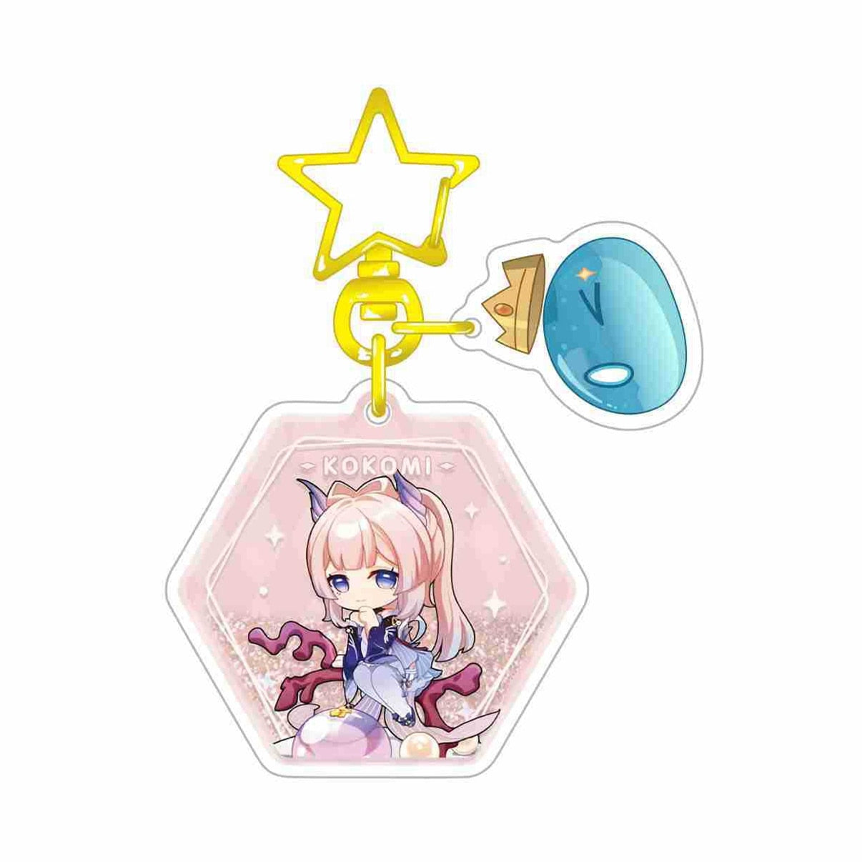 Genshin Impact 'Kokomi' Keyring Plastic Keychain
