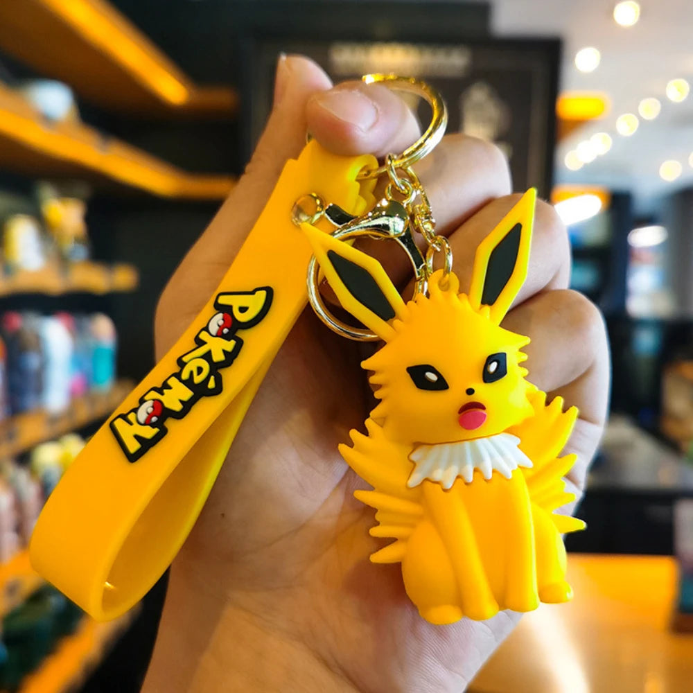 Pokemon 'Jolteon' Keyring Rubber Keychain