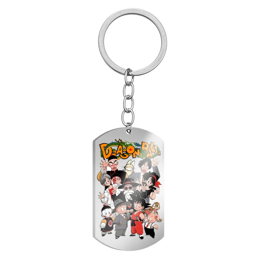 Dragon Ball Z 'Family' Keyring Metal Keychain