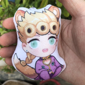 JoJo's Bizarre Adventure 'Giorno Giovanna' Keyring Plastic Keychain