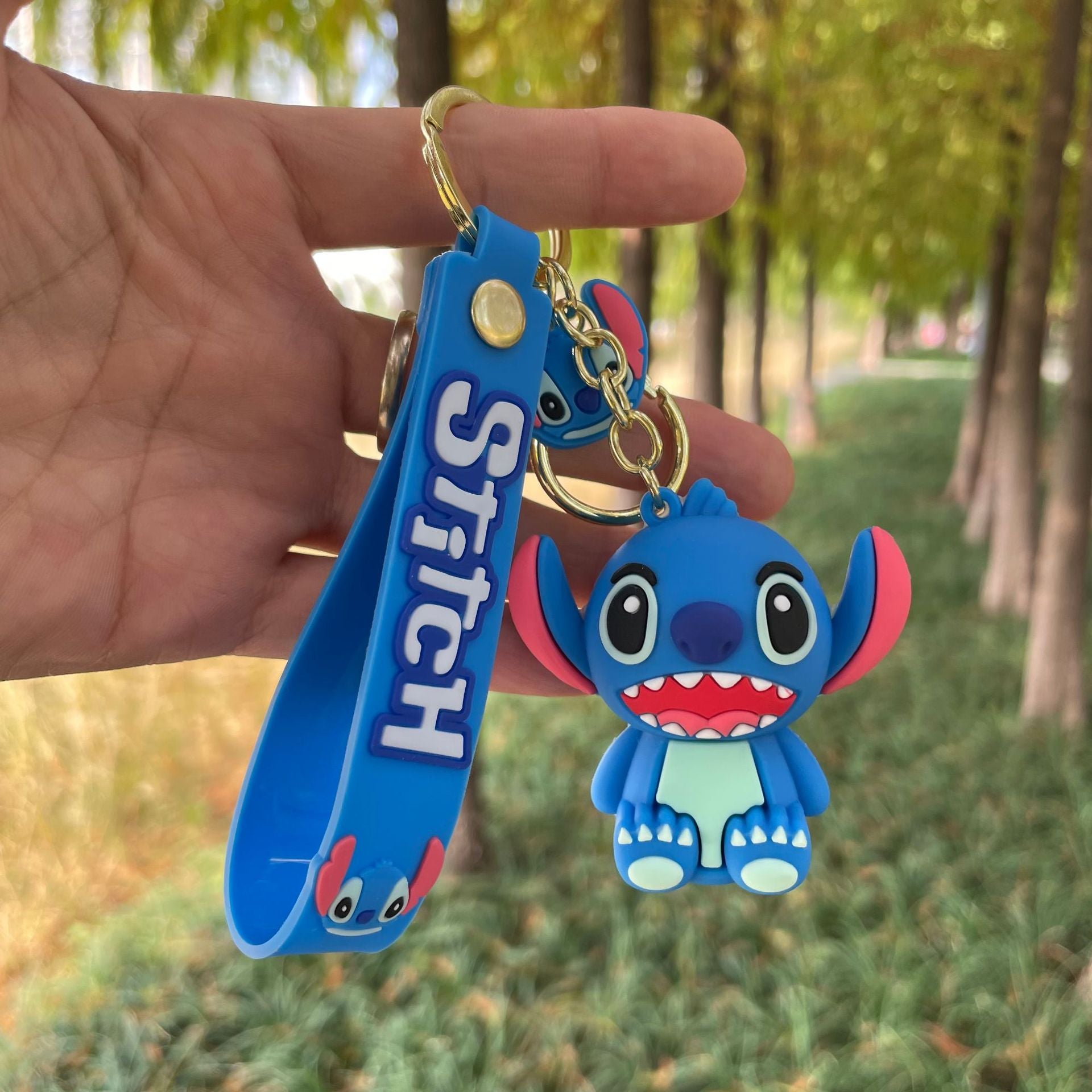 Lilo & Stitch 'Stitch | Cute Chibi' Keyring Silicone Keychain