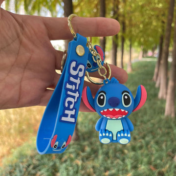 Lilo & Stitch 'Stitch | Cute Chibi' Keyring Silicone Keychain