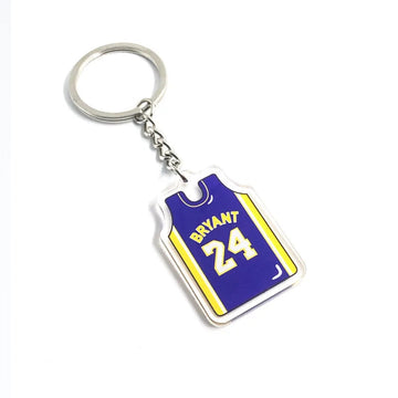Basketball Jersey 'Kobe Bryant 24 | Violet' Keyring Acrylic Keychain