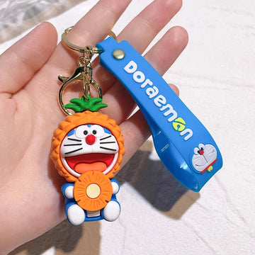 Doraemon 'Orange' Keyring PVC Keychain
