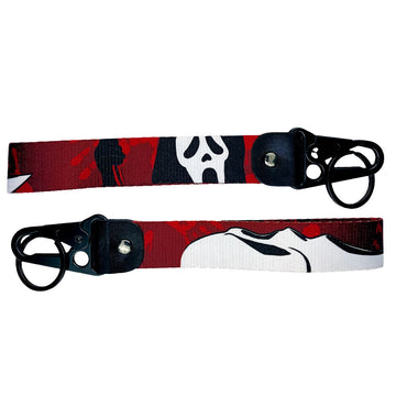 Horror Villain 'Scream | Ghostface' Wrist Lanyard Keyring Clip Keychain