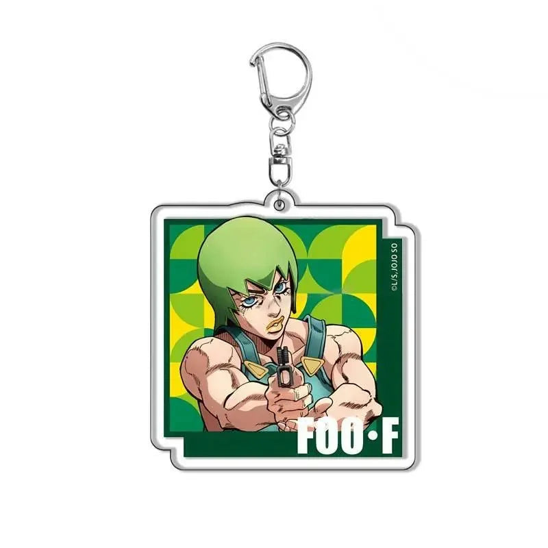 JoJo's Bizarre Adventure 'Foo Fighters' Keyring Plastic Keychain