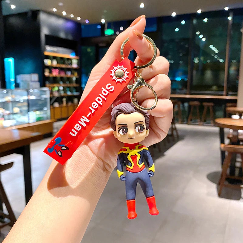 No Masked Spider-Man Silicone Keyring Keychain