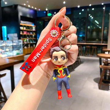 No Masked Spider-Man Silicone Keyring Keychain