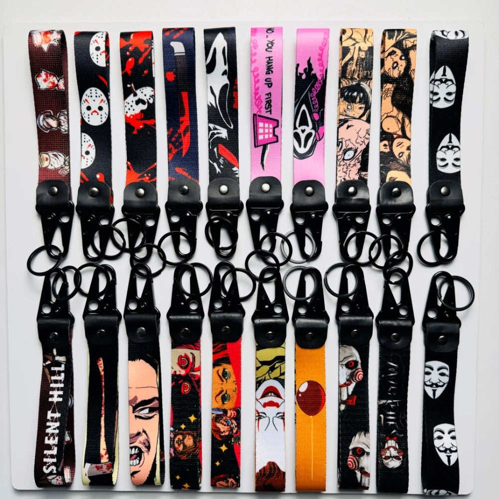 Horror Series 'Silent Hill' Wrist Lanyard Keyring Clip Keychain