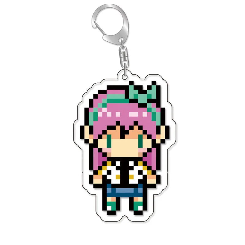 Omori 'Aubrey | Pixel' Keyring Plastic Keychain