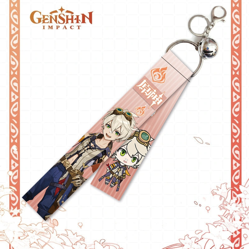 Genshin Impact 'Benett' Streamer Clip Keychain