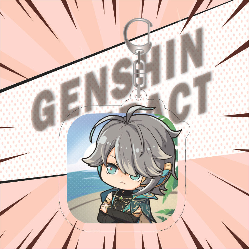 Genshin Impact 'Alhaitham' Keyring Resin Keychain