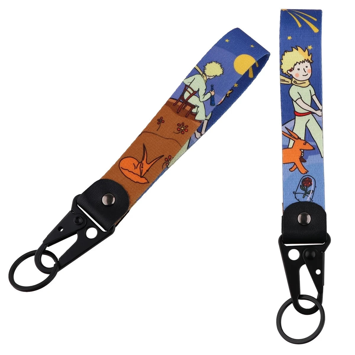 The Little Prince 'Animated' Wrist Lanyard Keychain with Keyring Clip