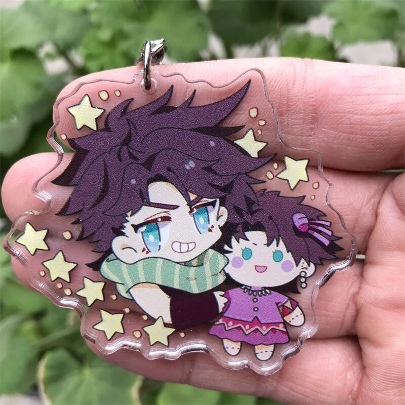 JoJo's Bizarre Adventure 'Joseph Joestar Doll Chibi' Keyring Acrylic Keychain