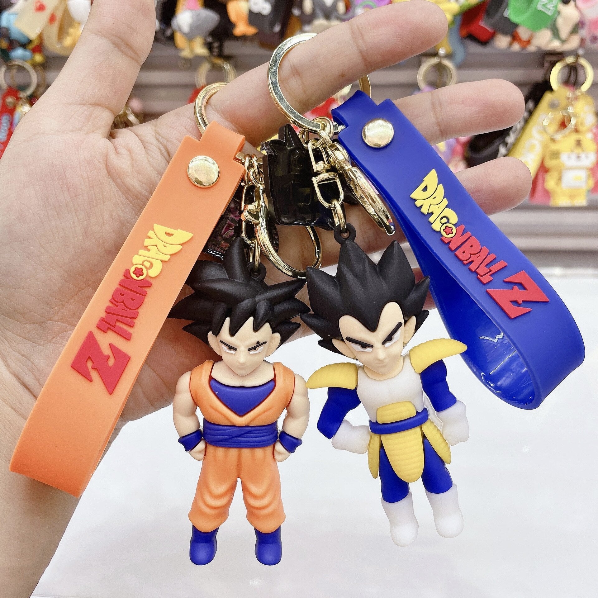 Dragon Ball Z 'Vegeta' Keyring Rubber Keychain
