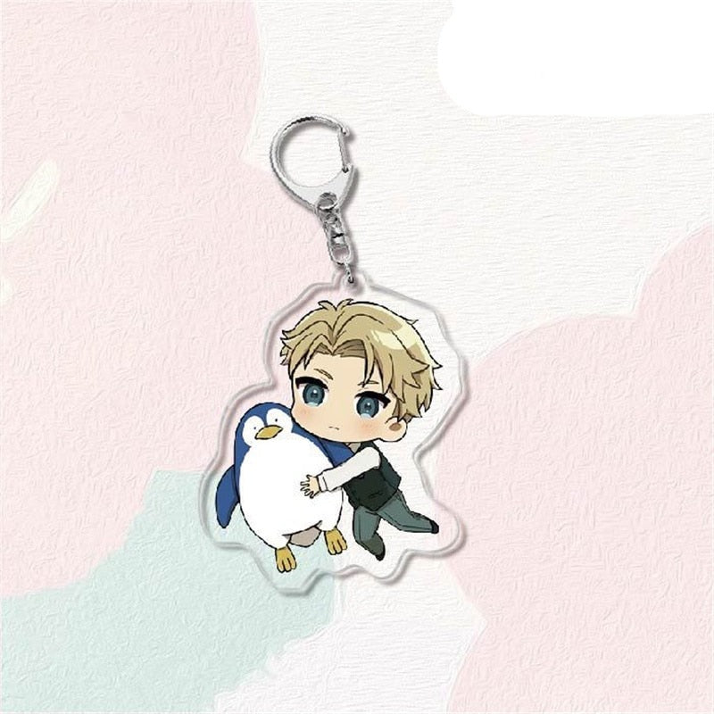 SPY X FAMILY 'Loid Forger | Hugging Penguin' Keyring Acrylic Keychain
