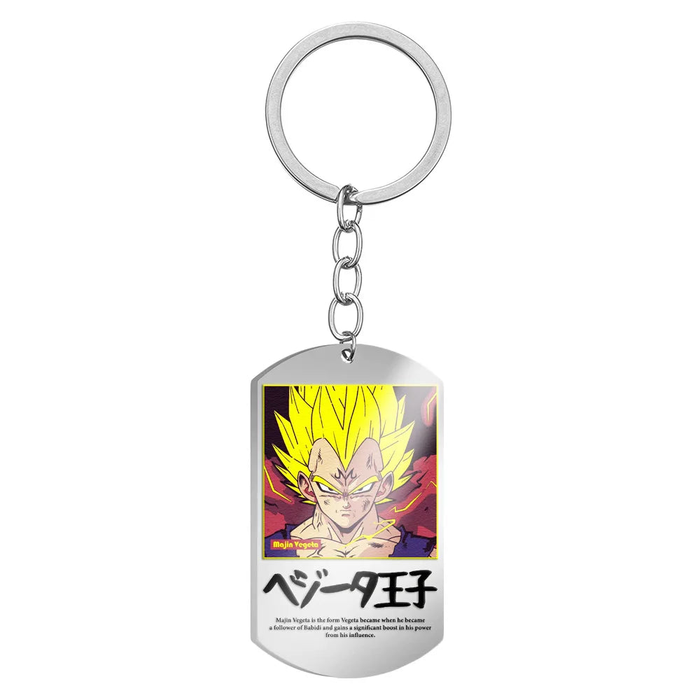 Dragon Ball Z 'Super Vegeta' Keyring Metal Keychain