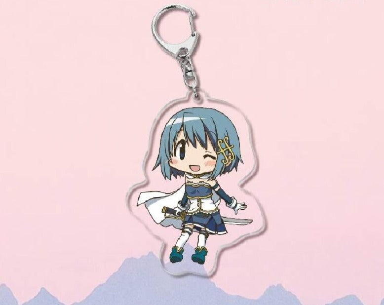 Puella Magi Madoka Magika 'Sayaka Miki Ver. 1' Keyring Resin Keychain