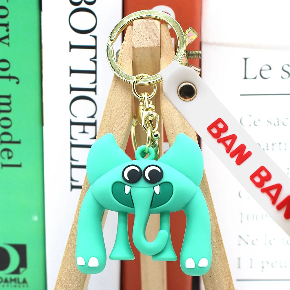 Garten of Banban 'Coach Pickles' Keyring Silicone Keychain