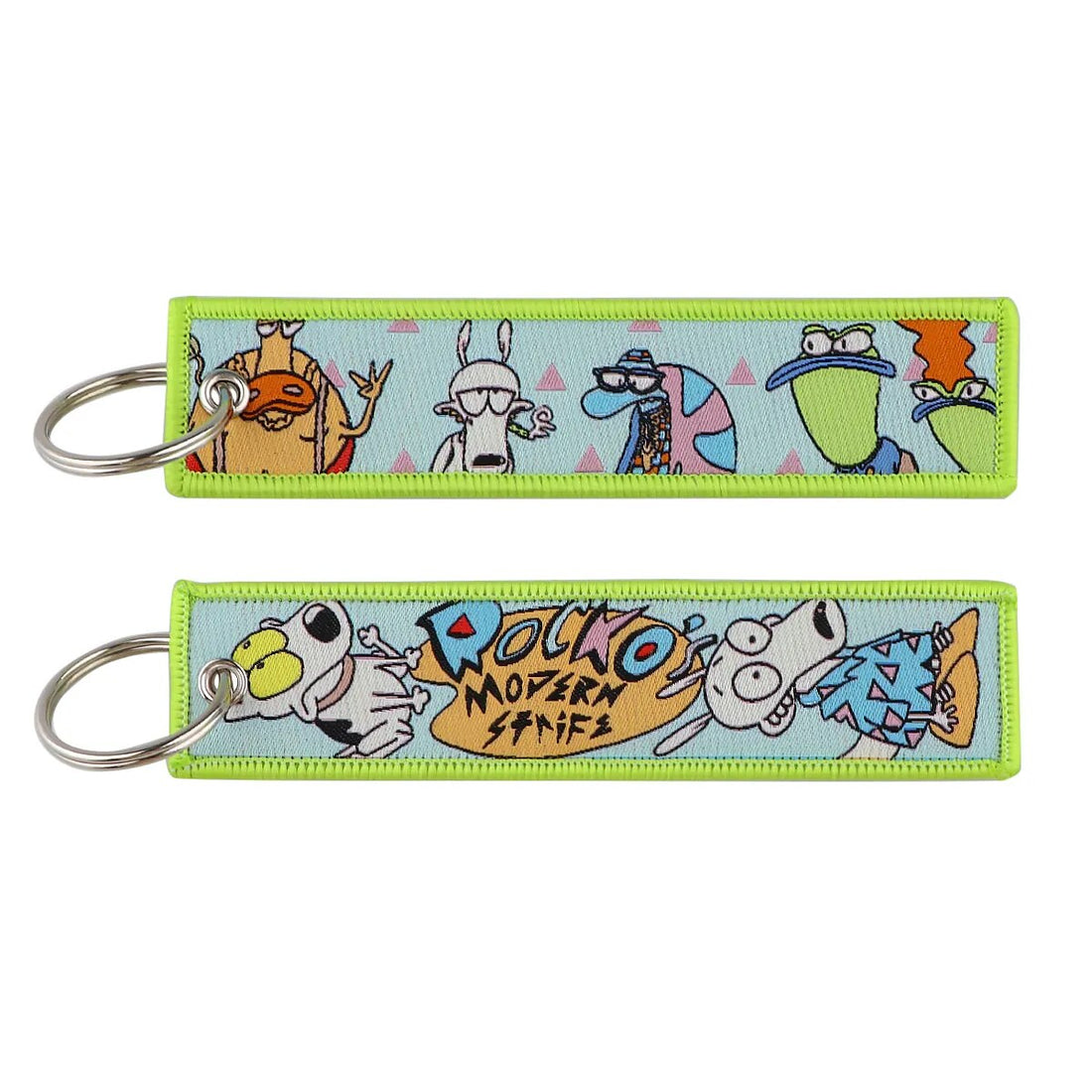 Rocko's Modern Life Embroidered Keychain