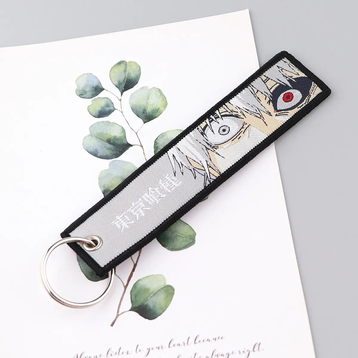Tokyo Ghoul 'Ken Kaneki' Embroidered Keychain