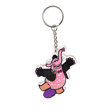 Inside Out Bing Bong Glitter Star Acrylic Keyring Keychain