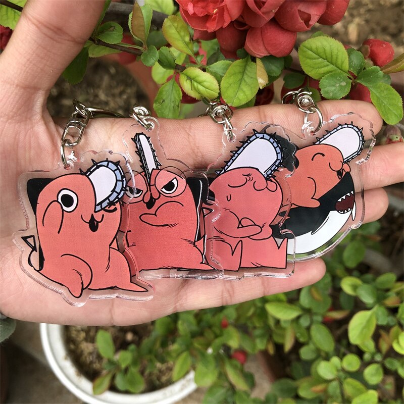 Chainsaw Man 'Pochita Ver. 1' Keyring Plastic Keychain
