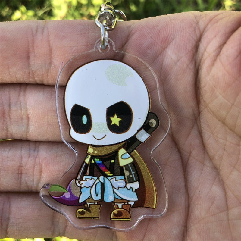 Undertale 'Ink Sans' Keyring Acrylic Keychain