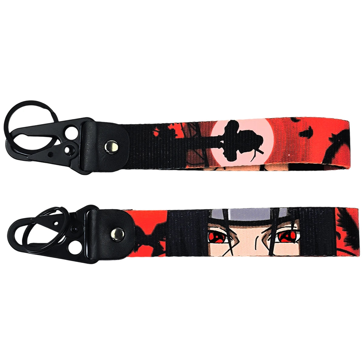 Naruto 'Itachi | Kotoamatsukami' Wrist Lanyard Keyring Clip Keychain