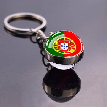 Europe Flag 'Portugal 'Keyring Metal Keychain