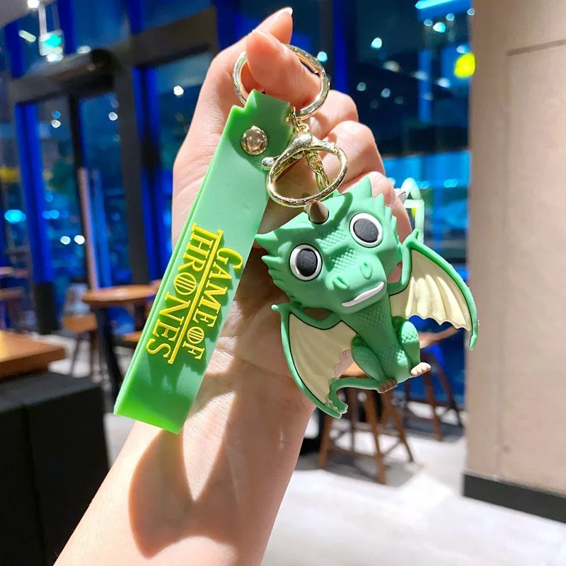 Game of Thrones 'Rhaegal' Keyring PVC Keychain