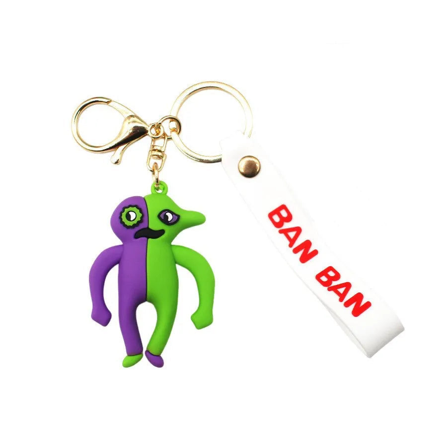 Garten of Banban 'Bittergiggle' Keyring Silicone Keychain