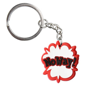 'No Way' Keyring PVC Keychain