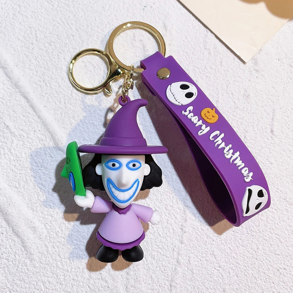The Nightmare Before Christmas 'Shock' 3d PVC Keyring Keychain