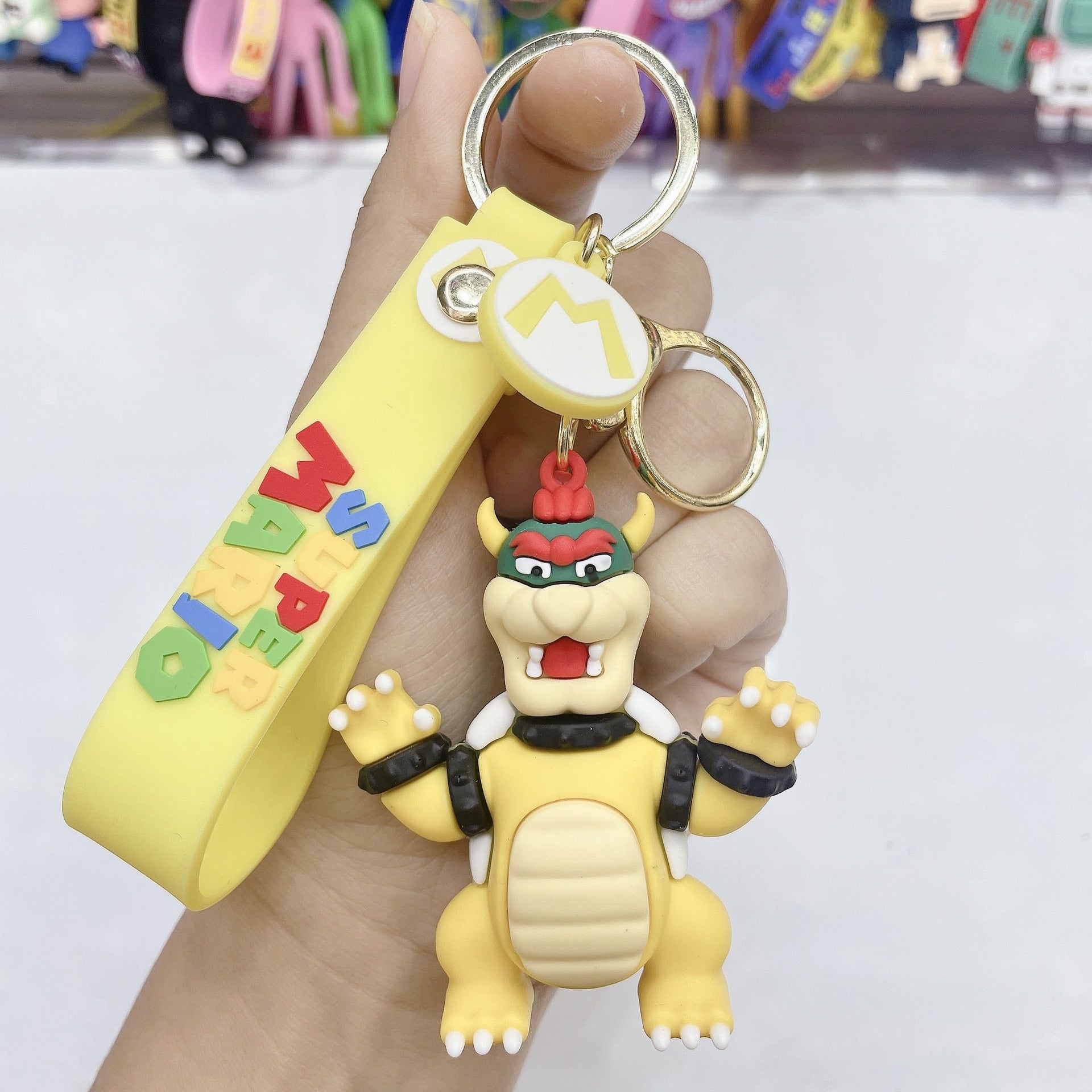 Super Mario 'Bowser' Keyring Puppet Keychain