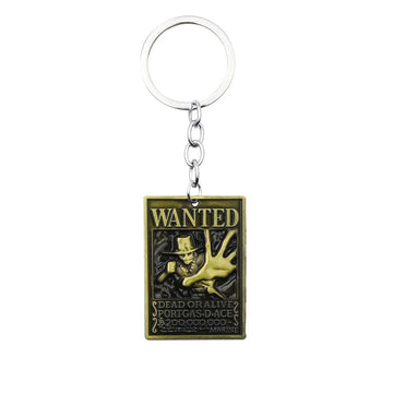 One Piece 'Portgas. D. Ace' Keyring Metal Keychain