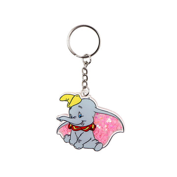 Dumbo Glitter Star Acrylic Keyring Keychain
