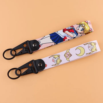 Sailor Moon 'Sailors' Wrist Lanyard Keychain with Keyring Clip